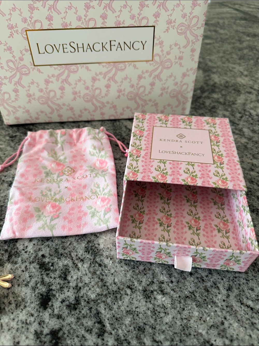 Kendra Scott x LoveShackFancy Gold Charm Necklace - Picture 3 of 4